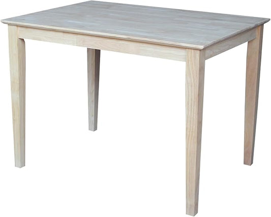 IC INTERNATIONAL CONCEPTS Solid Wood Top Table