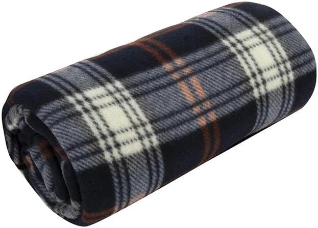 Trail maker 24 Pack Bulk Plaid Sherpa Fleece Throw Blankets 50 x 60 for Wedding Guests, Homeless, Pets | Plaid Fleece Throw Blankets Bulk