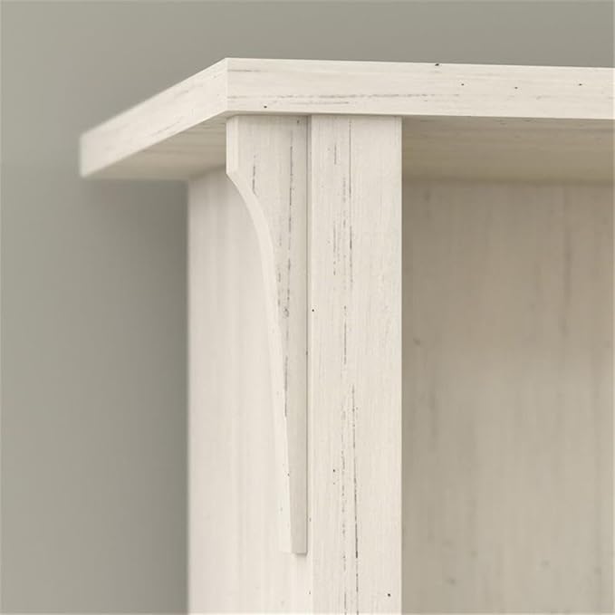 Bush Home Salinas Hall Tree with Storage Bench in Antique White