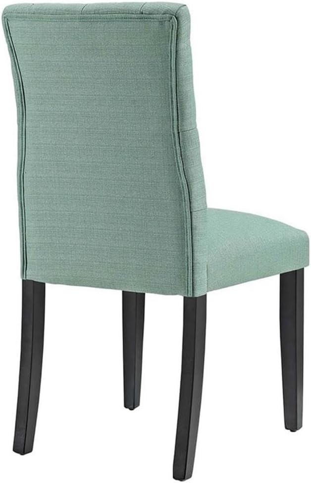 Modway Duchess Fabric Set of 2, Two Dining Chairs, Laguna