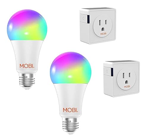 Smart Plug and LED Smart Light Bulb with 2-Pack