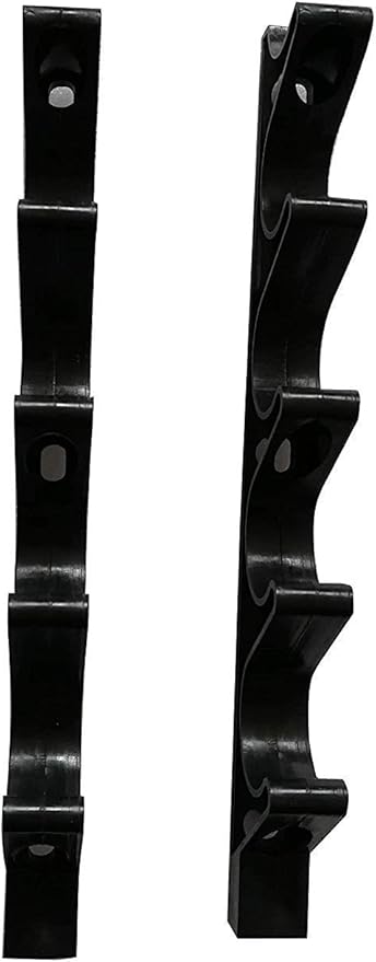 SUQ I OME Multi Position Adjustment Brackets for Chaise Lounge Reclining Brace Heavy Duty Screwed or Riveted Joint Girder Convertible Outdoor Patio Furniture Durable (5 Position, Black)