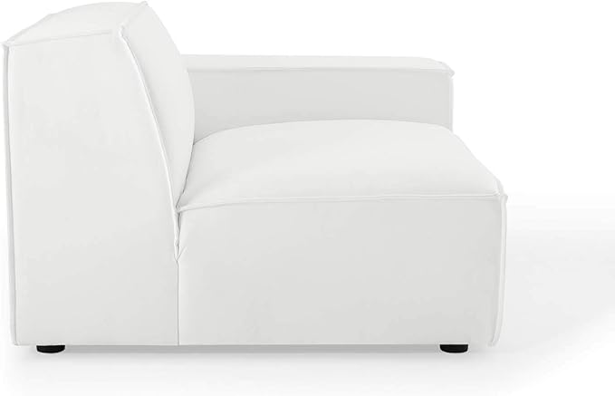 Modway Restore Upholstered Sectional Sofa, 7-Piece Set, White