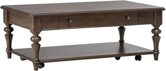 Liberty Furniture Arden Road Living Room Rectangular Cocktail Table - Satin Cherry