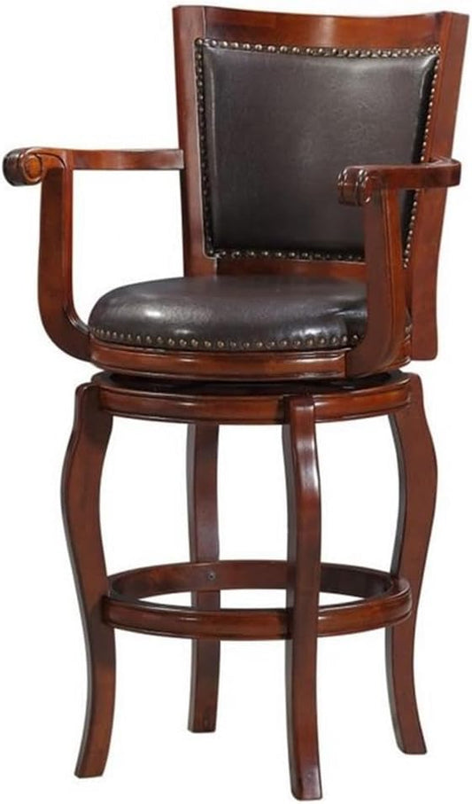 Boraam Jones Bar Height Swivel Stool - Cherry