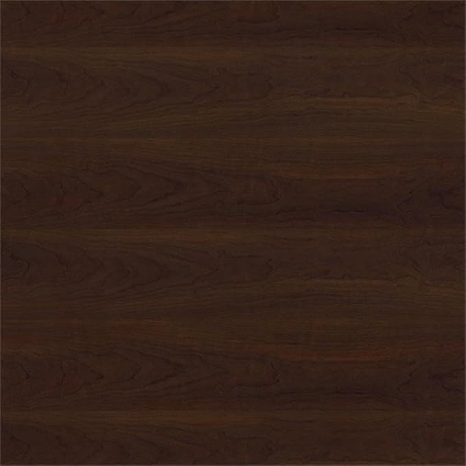 Bush Home Key West 5 Shelf Bookcase - Set of 2 | Tall Bookshelves in Bing Cherry | Sturdy Display Shelves for Library, Living Room, and Home Office