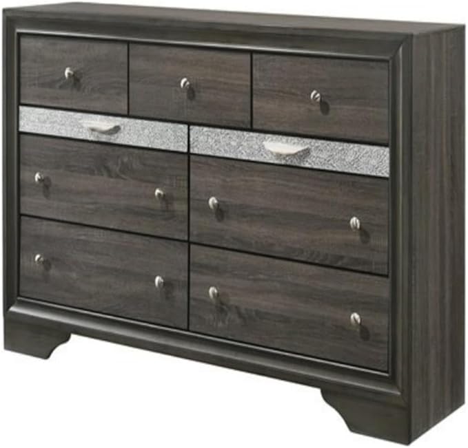 Acme Naima Wood Dresser in Gray