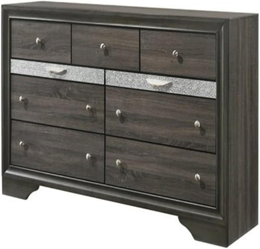 Acme Naima Wood Dresser in Gray