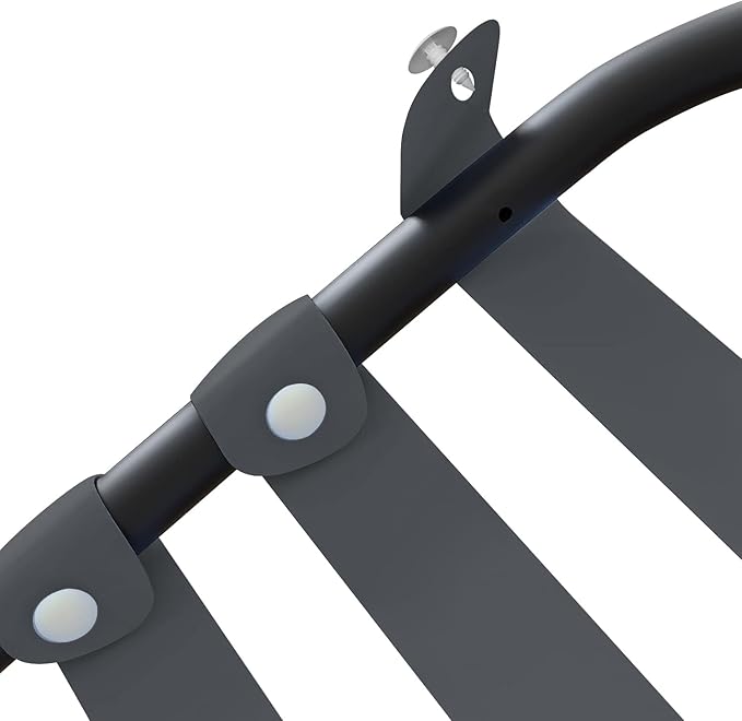 Vinyl Straps for Patio Chair Repair Kit 2'' Wide 20 Ft Long Replacement Straps + 20 Free Rivets for Outdoor Lawn Furniture Chaise Lounge Repair (Grey)