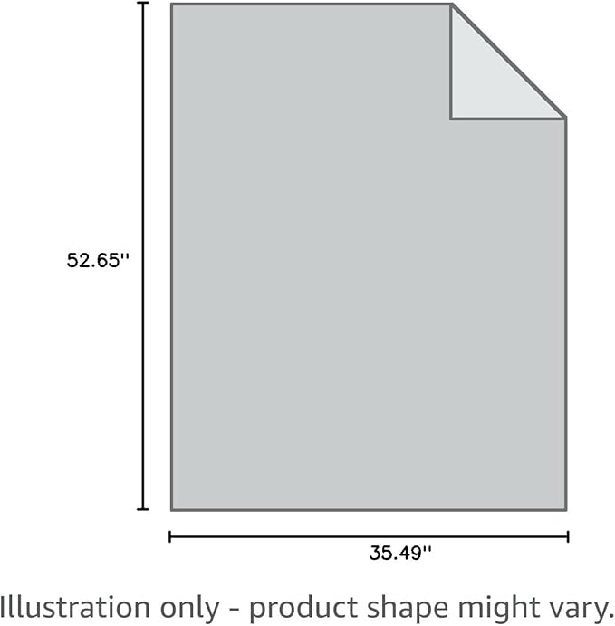 Avana Waterproof Throw - Sensual Blanket for Adults - Made in The USA - Small Size, Micro-Velvet Grey