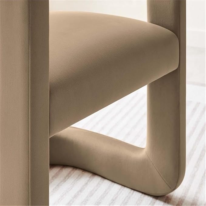Modway Winslow Stain-Resistant Performance Velvet Accent Chair in [Color]- Open Back Barrel Armchair - Versatile Upholstered Dining Chair - Cozy Reading Chair