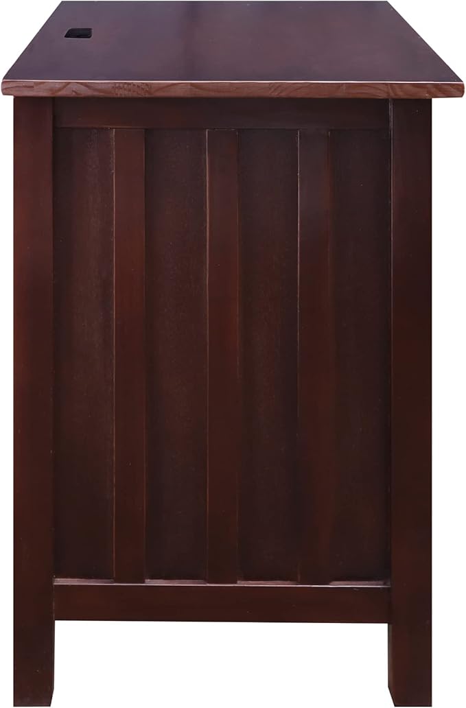 Casual Home Vanderbilt Nightstand with USB Ports-Espresso , 17 in x 24 in x 27 in