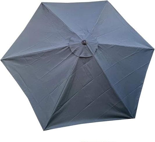 BELLRINO Replacement * GRAY * Umbrella Canopy for 9 ft 6 Ribs (Canopy Only) (GRAY-96)