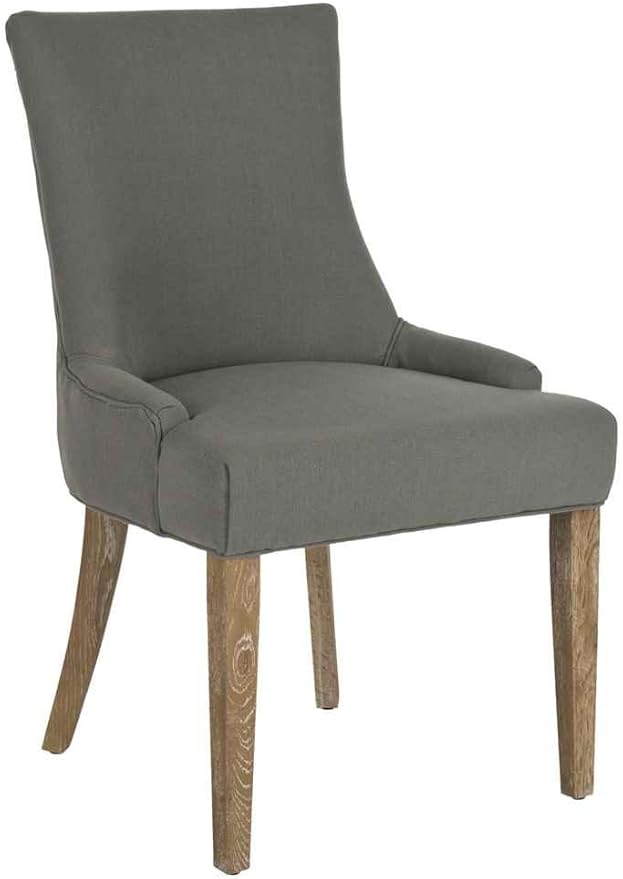 Safavieh Mercer Collection Lester Dining Chairs, Dark Granite, Set of 2