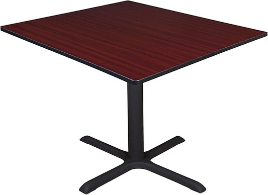 Cain 48" Square Breakroom Table- Mahogany