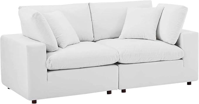 Modway Commix Down-Filled Overstuffed Performance Velvet Loveseat
