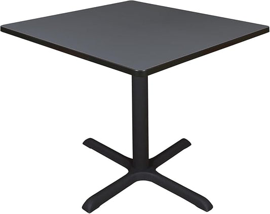 Cain 36" Square Breakroom Table- Grey