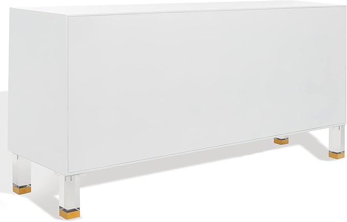 Safavieh Couture Home Saturn-Art Deco White Acrylic 3-door Sideboard