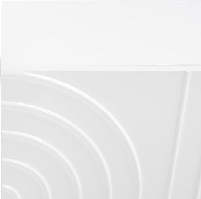 Safavieh Couture Home Saturn-Art Deco White Acrylic 3-door Sideboard
