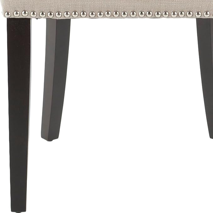 Safavieh Mercer Collection Matthew Beige Linen Dining Chair, Set of 2