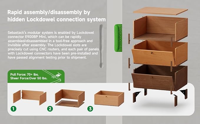 Sebastack Sideboard, Buffet Cabinet with 2 Drawers & Open Storage, Easy Assembly Coffee Bar Wood Buffet Table for Kitchen, Dining Room, Bathroom, Office, Hallway, Beech Color (1 pcs)