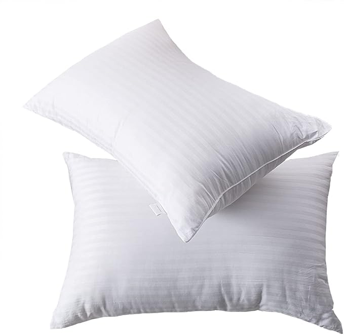 Tuphen Bed Pillows for Sleeping: Standard Size Microfiber 2 Pack - Ultra Soft Breathable Down Alternative - Hotel Luxury Collection for Back, Stomach or Side Sleepers