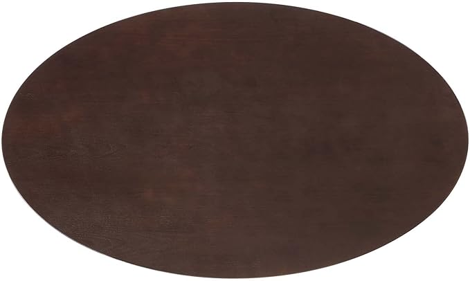 Modway Lippa Dining Table, 60", Black Cherry Walnut