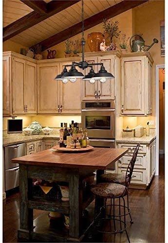 Westinghouse 6343300 Iron Hill Four-Light Indoor Convertible Chandelier/Semi-Flush Ceiling Fixture, Oil Rubbed Bronze Finish with Highlights and Metal Shades, White