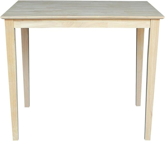 IC INTERNATIONAL CONCEPTS Solid Wood Top Table
