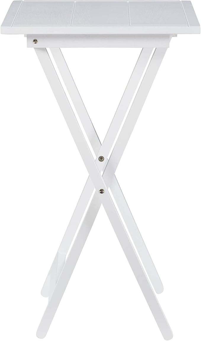 Powell Gemma Tray Table, White