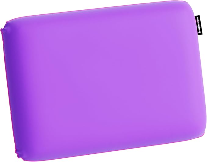 Imaginarium Memory Foam Pillow for Bed - 16" x 24" Standard – Fun Decorative Colorful Pillow for Sleeping - Back, Stomach & Side Sleepers – Includes Cooling Cover (Galactic Purple)