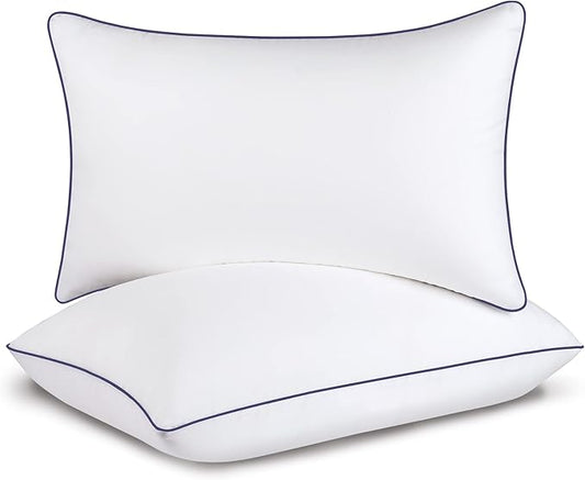 Opposy Bed Pillows for Sleeping King Size Set of 2- Cooling Pillows, Luxury Hotel Quality (White, Standard(Pack of 2