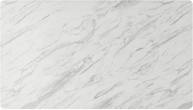 Modway EEI-5693-BLK-WHI Juxtapose 63" Rectangular Performance Artificial Marble Dining Table, Black White