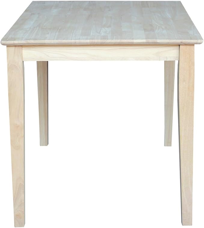 IC INTERNATIONAL CONCEPTS Solid Wood Top Table