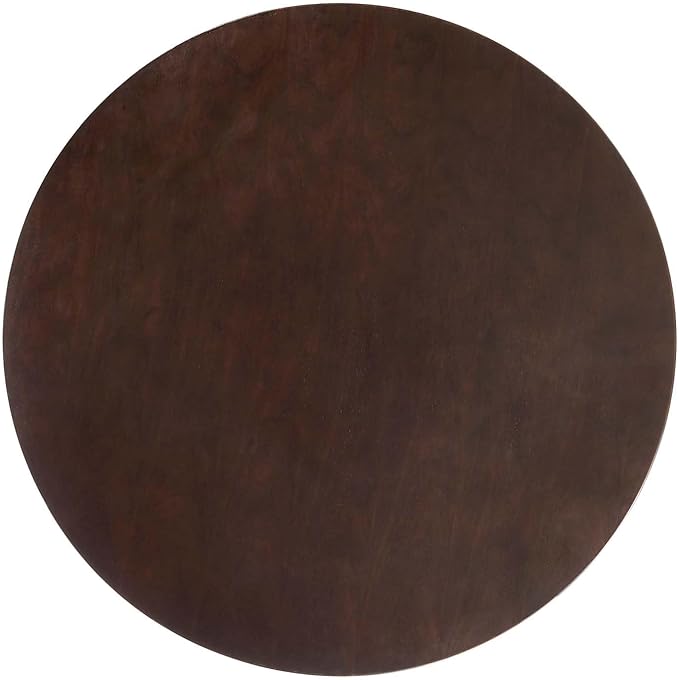 Modway Lippa Dining Table, 60", Gold Cherry Walnut