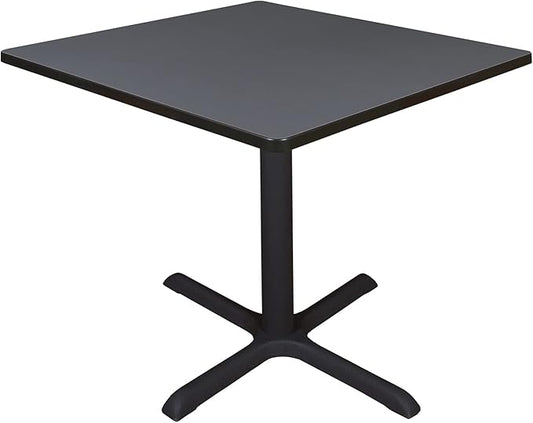 Cain 42" Square Breakroom Table- Grey