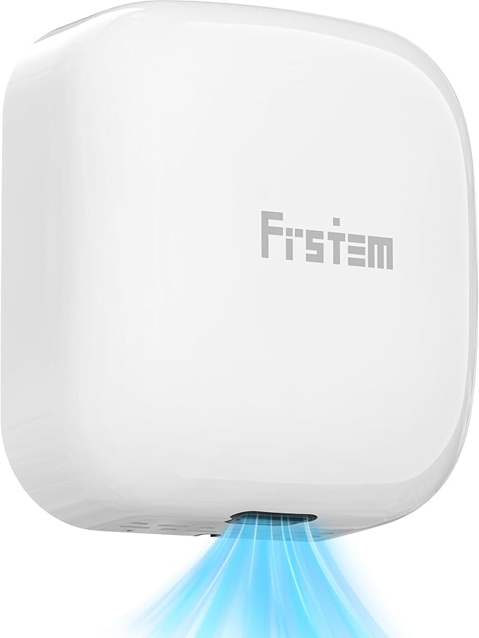 1400W Commercial Hand Dryers, Automatic High Speed Hand Dryer Machine with Auto-Infrared Sensor&Smart Temp Control, Compact Hand Dryer for Home, Bathrooms, Restaurants, Hotels, White