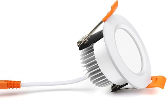YGS-Tech 3 Inch LED Recessed Lighting, Dimmable Downlight 5W(40W Halogen Equivalent), CRI80, 3000K Warm White, Ceiling Light with LED Driver(1 Pack)