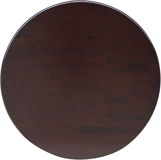 IC INTERNATIONAL CONCEPTS 30" Round Top Pedestal Table - 41.9" H