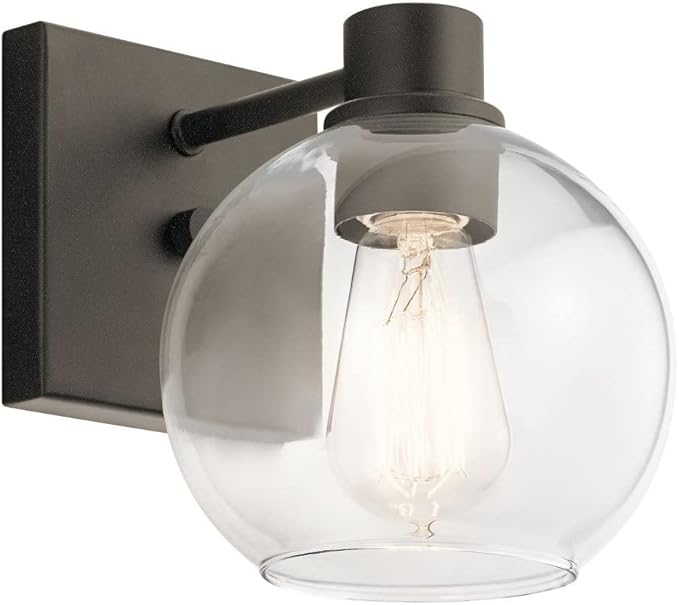 Kichler Lighting 45892NI One Light Wall Sconce from The Harmony Collection, Brushed Nickel