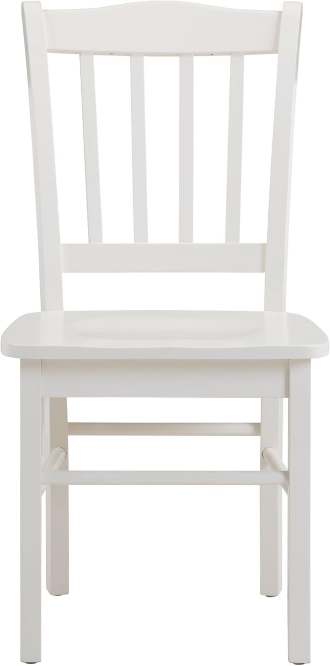 Boraam Shaker Dining Room Side Chairs, Set of 2 – Cream Finish