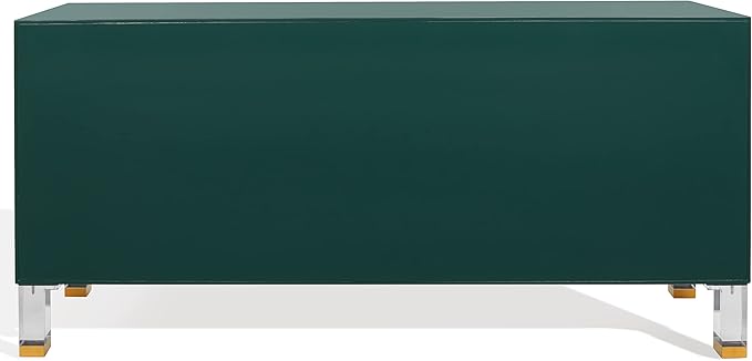 Safavieh Couture Home Saturn-Art Deco Moss Acrylic 3-door Sideboard