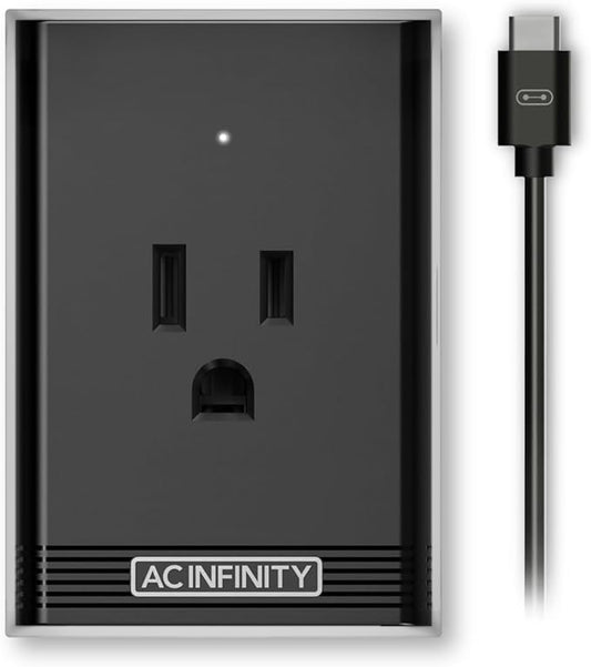 AC Infinity UIS Control Plug, Outlet Adapter to Connect UIS Smart Controllers to Outlet Devices