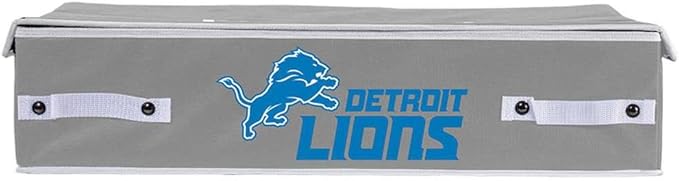 Franklin Sports NFL Under Bed Storage Bins - Folding Organizer Containers - NFL Team Office, Bedroom + Living Room Décor