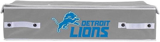 Franklin Sports NFL Under Bed Storage Bins - Folding Organizer Containers - NFL Team Office, Bedroom + Living Room Décor