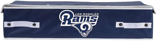 Franklin Sports NFL Under Bed Storage Bins - Folding Organizer Containers - NFL Team Office, Bedroom + Living Room Décor