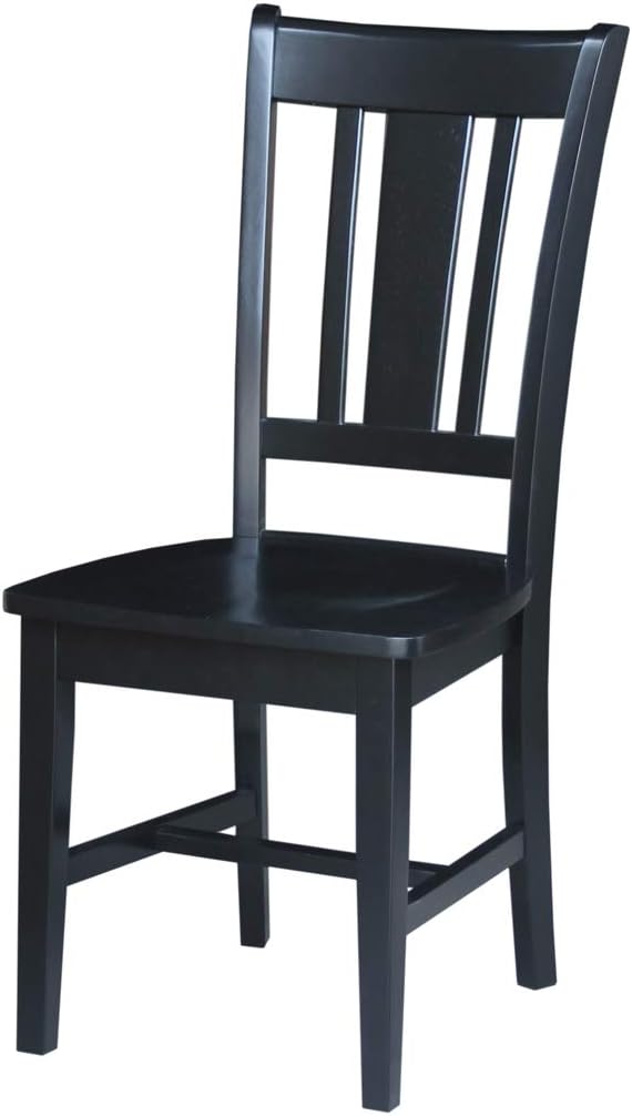 International Concepts 42" Dual Drop Leaf 2 San Remo Chairs Dining Table, Black