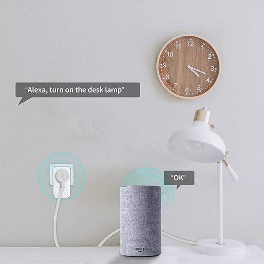 UBiBot SP1 Smart Plug, WiFi Outlet Socket Remote Control, Compatible with Alexa & IFTTT, Energy Monitoring and Timer Function, Delayed Switch, Temperature Monitoring (2.4G WiFi only, No hub Required)