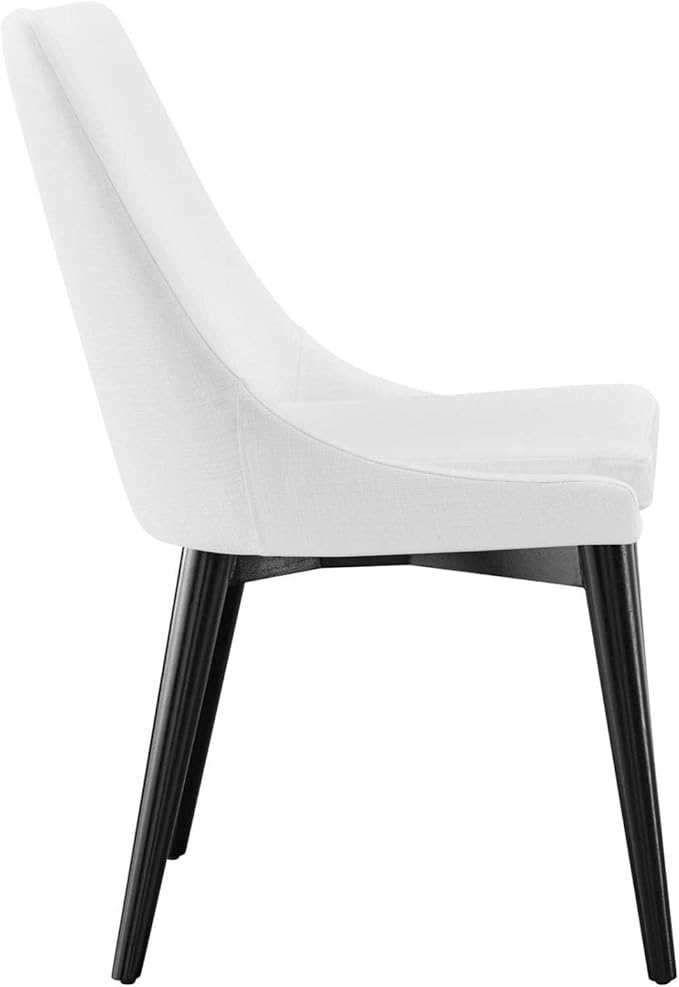 Modway Viscount Chair, White, 24 x 19 x 34