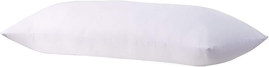 Acanva Fluffy Pillow Insert for Bed Sleeping, Decorative Stuffer Cushion Sham Filler, 20x72(Pack of 1), White